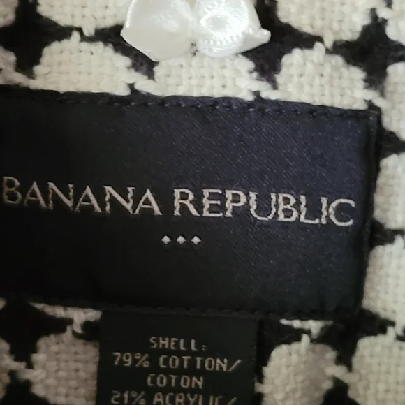 Banana Republic Tweed Crop Jacket Size 0 - Picture 6 of 7